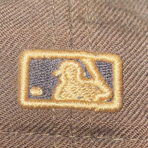 Vintage MLB New Era NY Yankees Fitted Baseball Hat Size 7 3/8 - Picture 8 of 8